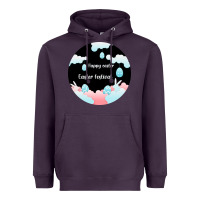 Plum Happy Easter Heavyweight Hoodie - Bettercallsaul