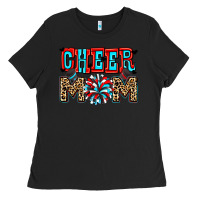 Black Cheer mom Ladies Tee - Zillion Design Studio