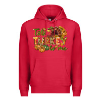 Cardinal Talk turkey to me Thanksgiving p Premium Hoodie - NancyCooperArtShop