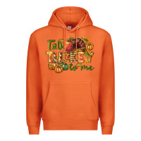 Carrot Talk turkey to me Thanksgiving p Premium Hoodie - NancyCooperArtShop