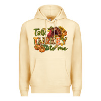 Pina Colada Talk turkey to me Thanksgiving p Premium Hoodie - NancyCooperArtShop