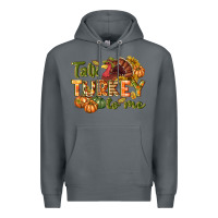 Rock Talk turkey to me Thanksgiving p Premium Hoodie - NancyCooperArtShop