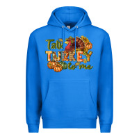 True Royal Talk turkey to me Thanksgiving p Premium Hoodie - NancyCooperArtShop