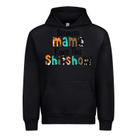 Black Because Mama Runs This Shitshow Urban Hoodie - CowCowDesign