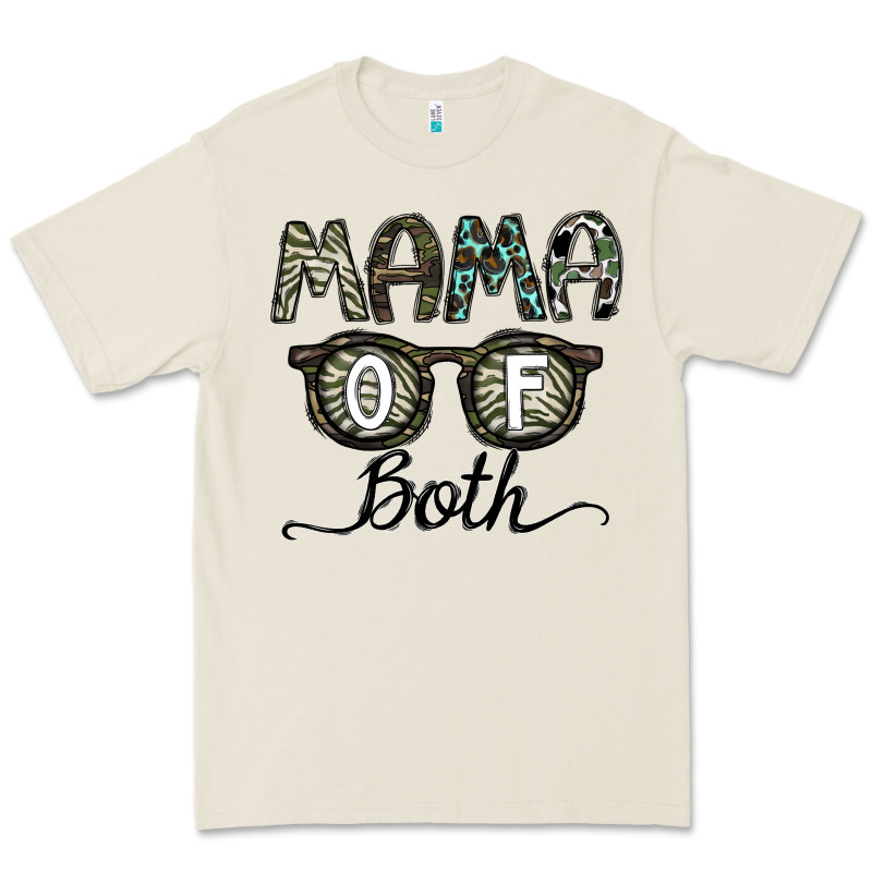 Mama Of Both Premium Tee by CowhideDigitalArt | Teevron