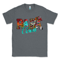 Charcoal Heather Papa Claus Classic Tee - CowhideDigitalArt