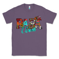Lavender Papa Claus Classic Tee - CowhideDigitalArt