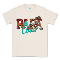 Natural Papa Claus Classic Tee - CowhideDigitalArt