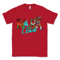 Red Papa Claus Classic Tee - CowhideDigitalArt