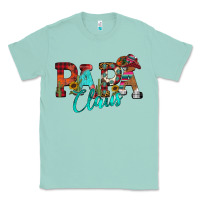 Seafoam Papa Claus Classic Tee - CowhideDigitalArt