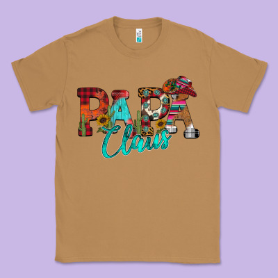 Papa Claus Classic Tee Designed By Cowhidedigitalart