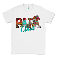White Papa Claus Classic Tee - CowhideDigitalArt