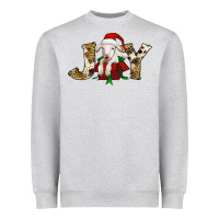 Heather Grey joy christmas lamb Heavyweight Sweatshirt - Jasminsmagicworld