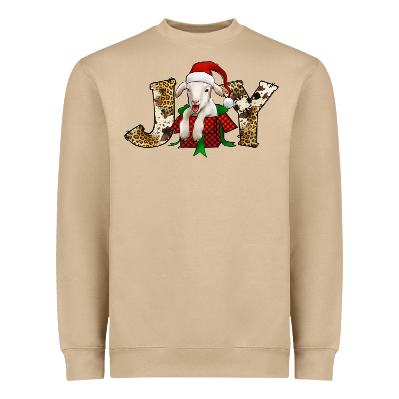 Joy Christmas Lamb Heavyweight Sweatshirt by Jasminsmagicworld | Teevron