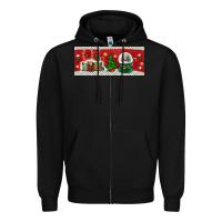 Black noel Zipper Hoodie - BundleAndBundleShop