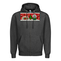 Charcoal Heather noel Zipper Hoodie - BundleAndBundleShop