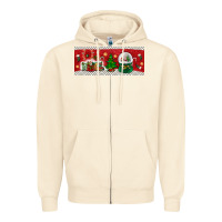 Sandshell noel Zipper Hoodie - BundleAndBundleShop
