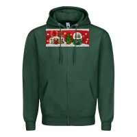 Sports Green noel Zipper Hoodie - BundleAndBundleShop