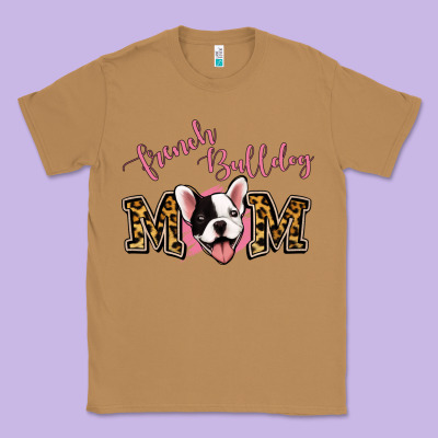 French Bulldog Mom Classic Tee Designed By Jasminsmagicworld