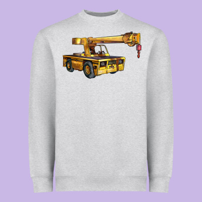 Carry Deck Crane Heavyweight Sweatshirt Designed By Lillyallendesigns