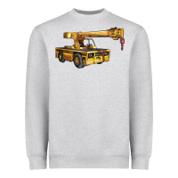 Heather Grey carry deck crane Heavyweight Sweatshirt - LillyAllenDesigns