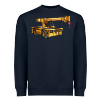 Navy carry deck crane Heavyweight Sweatshirt - LillyAllenDesigns
