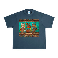 Midnight Navy western easter bunnies Urban Heavy Tee - Jasminsmagicworld