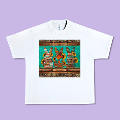Western Easter Bunnies Urban Heavy Tee Designed By Jasminsmagicworld