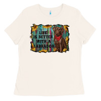 Bone life is better with a labrador Ladies Tee - RanaPortraitStore