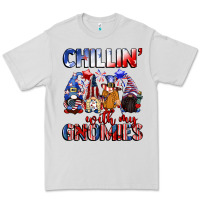 Dove Grey Chillin' with my gnomies 4th of July Premium Tee - CowGirlArtShop