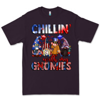 Plum Chillin' with my gnomies 4th of July Premium Tee - CowGirlArtShop