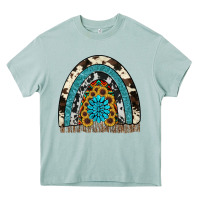 Arona rainbow sunflower gemstone Heavy Core Tee - RanaPortraitStore