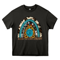 Asphalt rainbow sunflower gemstone Heavy Core Tee - RanaPortraitStore