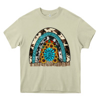 Mossy rainbow sunflower gemstone Heavy Core Tee - RanaPortraitStore