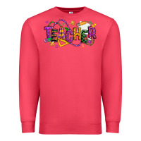 Cardinal mardi gras teacher Premium Sweatshirt - texasbilliewilder