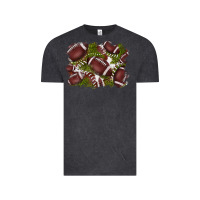 Vintage Black football background Vintage Tee - BarkalooDesign