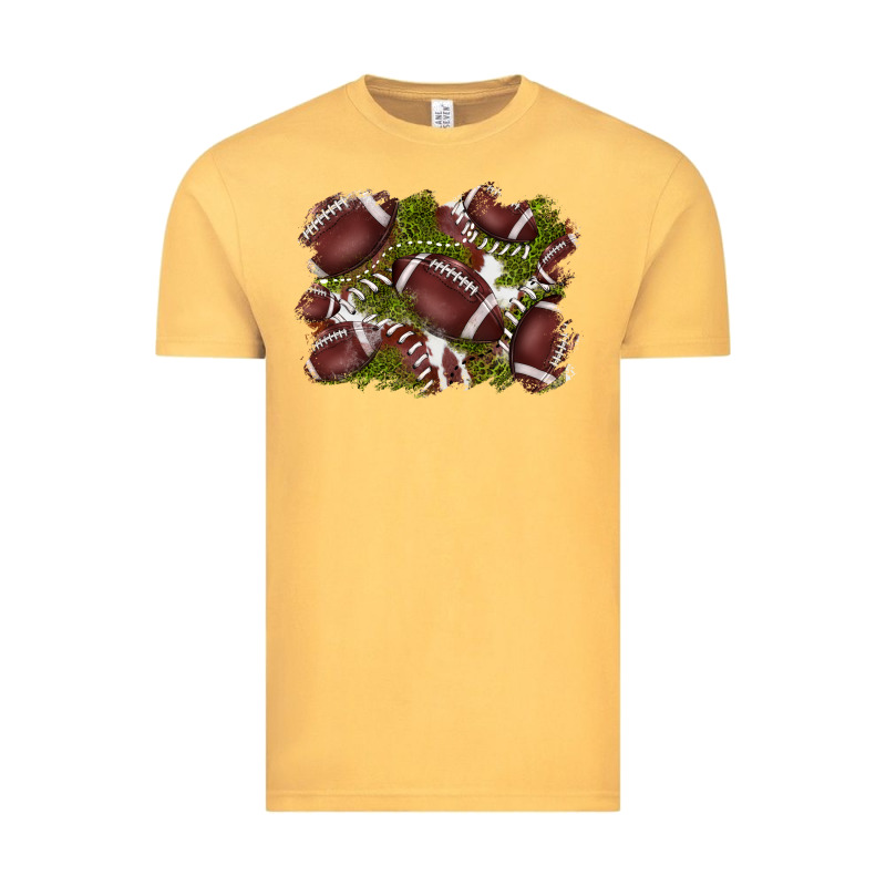 Football Background Vintage Tee by BarkalooDesign | Teevron