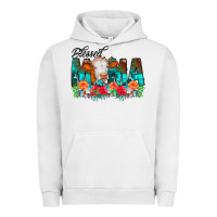 Pigment Lunar Rock Blessed Mama Flowers Cow Urban Hoodie - CowCowDesign