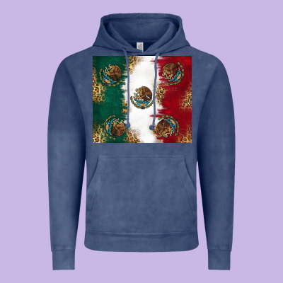Mexican Flag Vintage Hoodie Designed By Ranaportraitstore