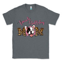 Charcoal Heather French Bulldog Mom Classic Tee - Jasminsmagicworld