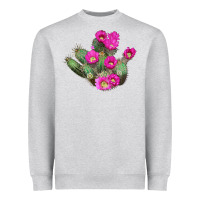 Heather Grey strawberry hedgehog cactus Heavyweight Sweatshirt - LillyAllenDesigns