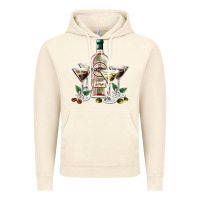 Vintage Artic martini glasses and martini bottle Vintage Hoodie - AdoDesignShop