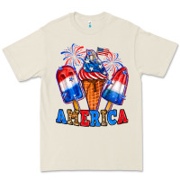 Bone 4th of July America ice creams Premium Tee - Neo Western