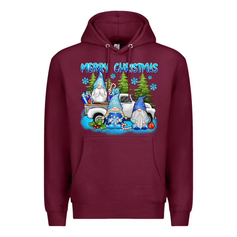 Merry Christmas Gnomies Premium Hoodie by texasbilliewilder | Teevron