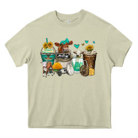 Mossy cows coffee cups Heavy Core Tee - Zillion Design Studio