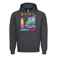 Smoke rolling into fourth grade Zipper Hoodie - BundleAndBundleShop