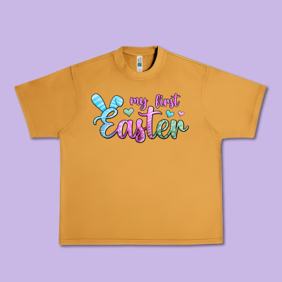 My First Easter Urban Heavy Tee Designed By Jasminsmagicworld
