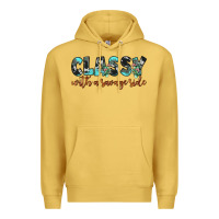Antique Gold classy with a savage side Premium Hoodie - JahusDesignShop
