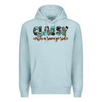Blue Mist classy with a savage side Premium Hoodie - JahusDesignShop