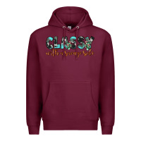 Burgundy classy with a savage side Premium Hoodie - JahusDesignShop